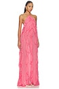 view 3 of 4 ROBE MAXI LIORA in Coral