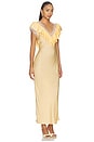 view 2 of 3 VESTIDO MIDI GRACIE in Citrine