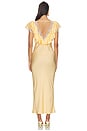 view 3 of 3 VESTIDO MIDI GRACIE in Citrine