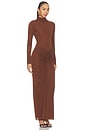 view 2 of 3 VESTIDO SCORPIO in Brown