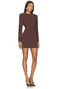 view 2 of 3 ROBE BRETTE  in Chocolate