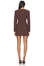 view 4 of 3 ROBE BRETTE  in Chocolate