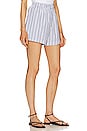 view 2 of 5 Jaymme Shorts in Blue And White Stripe