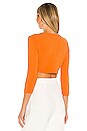 view 3 of 5 Denita Cardigan in Orange
