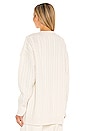 view 3 of 4 Penny Cashmere Knit Cardigan in Eggshell