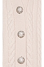 view 6 of 6 Parmida Cashmere Knit Cardigan in Light Khaki