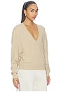 view 2 of 4 Jayden V Neck in Oatmeal