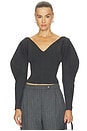 view 1 of 4 Krystal Sweater in Charcoal