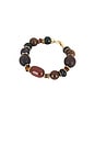 view 1 of 3 Beaded Bracelet in Brown