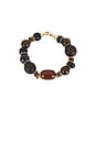 view 2 of 3 Beaded Bracelet in Brown