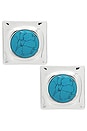 view 2 of 4 Joan Earring in Silver & Turquoise