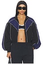 view 1 of 5 CAZADORA BRENTON in Black & Navy
