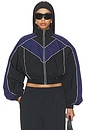 view 2 of 5 CAZADORA BRENTON in Black & Navy