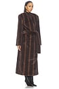 view 4 of 4 Cady Coat in Brown Multi