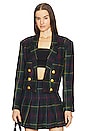 view 1 of 5 Rocky Blazer in Blue Tartan