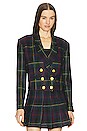 view 2 of 5 Rocky Blazer in Blue Tartan