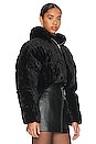 view 3 of 5 Sagen Puffer Jacket in Crinkle Velvet Black