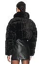 view 4 of 5 Sagen Puffer Jacket in Crinkle Velvet Black