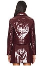 view 3 of 4 CHAQUETA LINDE in Oxblood