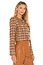view 3 of 5 Molly Jacket in Brown Multi
