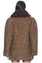 view 4 of 5 Morrison Coat in Brown Multi