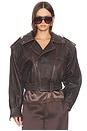 view 1 of 5 Medea Jacket in Brown