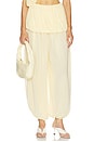 view 1 of 6 PANTALON WILLA in Butter Yellow