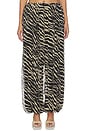 view 1 of 6 PANTALÓN PIERNA ANCHA RENIER in Zebra