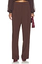 view 1 of 6 PANTALONES HAYES in Chocolate