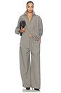 view 7 of 7 Moni Pant in Grey Stripe