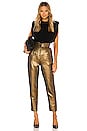 view 4 of 4 Dorothy Pant in Antique Gold