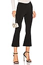 view 1 of 4 Doreen Double Knit Crop Pant in Black