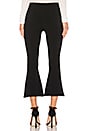 view 3 of 4 Doreen Double Knit Crop Pant in Black
