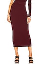 view 1 of 4 Hadwin Knit Skirt in Wine