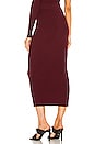 view 3 of 4 Hadwin Knit Skirt in Wine