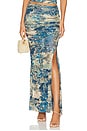 view 1 of 4 x REVOLVE Bruno Skirt in Moss Watercolor