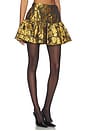 view 2 of 6 Stormi Skirt in Black Gold