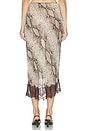 view 4 of 6 JUPE BIRVA in Snake Print Natural Multi