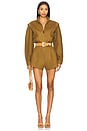 view 1 of 3 Nabil Romper in Military Green