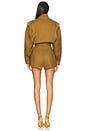 view 3 of 3 Nabil Romper in Military Green