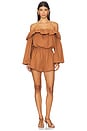 view 2 of 4 Beatriz Romper in Bourbon