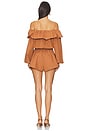 view 4 of 4 Beatriz Romper in Bourbon