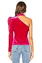 view 3 of 4 Cynthia Velvet Blouse in Rose Pink