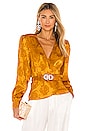 view 2 of 6 Lorrie Belted Top in Mustard