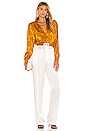 view 5 of 6 Lorrie Belted Top in Mustard