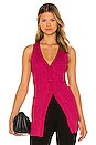 view 2 of 5 Garner Knit Top in Fuchsia Multi