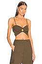 view 1 of 4 Shay Top in Military Green