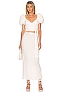 view 4 of 4 Zano Top in Textured Novelty White
