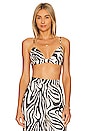 view 1 of 4 BRASSIÈRE KARA in Zebra