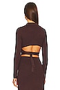 view 3 of 4 Jadey Knit Top in Brunette